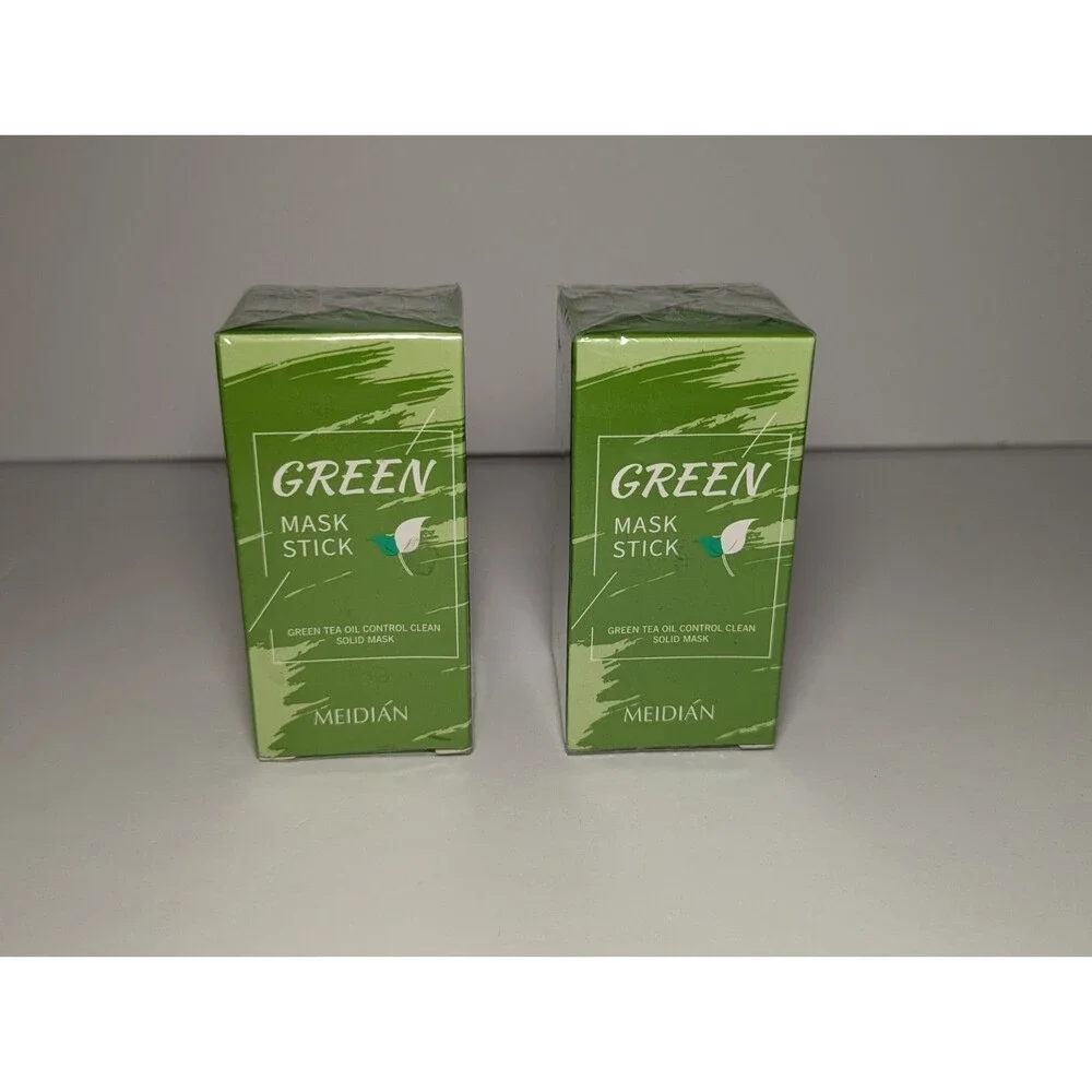 Two Green Mask Stick-Blackhead Remover, Cleansing, Oil Control, Brighten BNIB